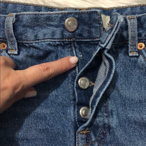 Topshop Moto Ashley high waist distressed size 10 - Picture 9 of 14